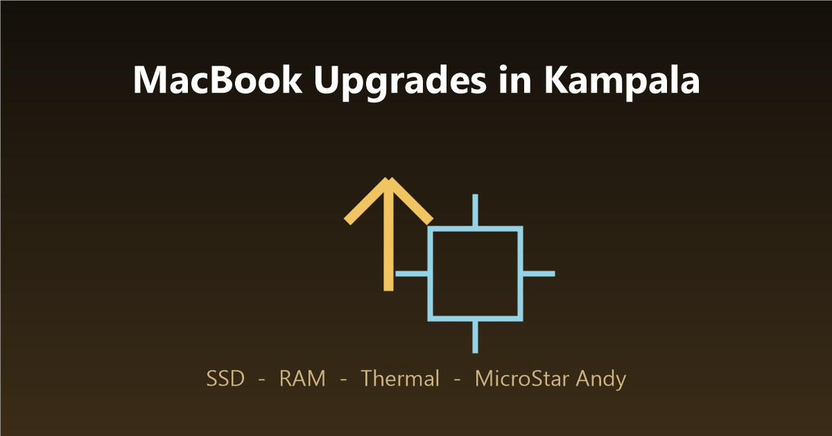 Can You Upgrade a MacBook? SSDs, RAM and What It Costs in Kampala